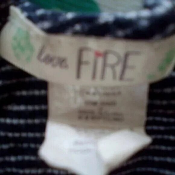 Love fire tank striped swing top size S - Picture 4 of 5